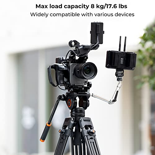 K&F Concept 72" Pro Video Tripod with Fluid Head