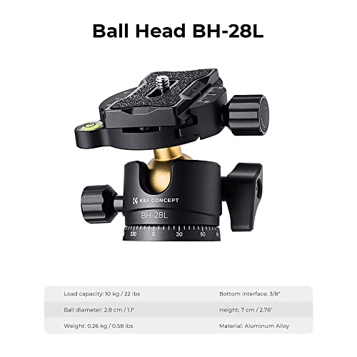 K&F Concept 64" Tripod with Ball Head