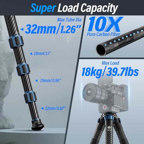 SIRUI AM-324 Compact Carbon Fiber Camera Tripod