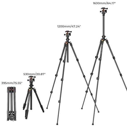 64" Camera Tripod with 360 Degree Ball Head