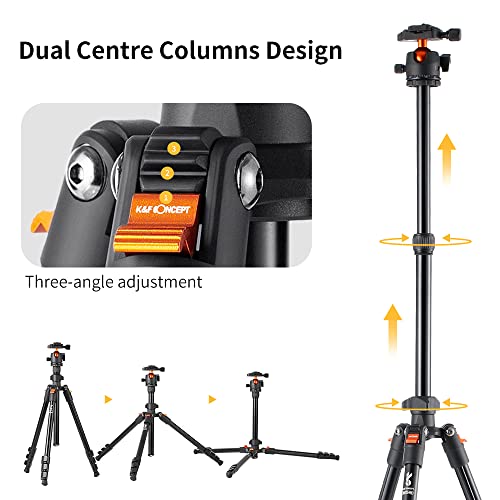 K&F Concept Travel Tripod 62.99 Inch Camera Tripod