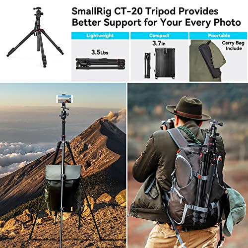SmallRig 78" Camera Tripod with 360° Ball Head