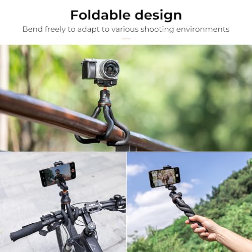 K&F Concept Flexible Mini Tripod with Bluetooth Remote