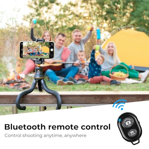 K&F Concept Flexible Mini Tripod with Bluetooth Remote