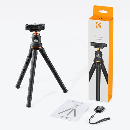 K&F Concept Flexible Mini Tripod with Bluetooth Remote