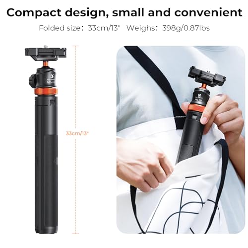 K&F Concept 62'' 2-in-1 Selfie Stick Tripod