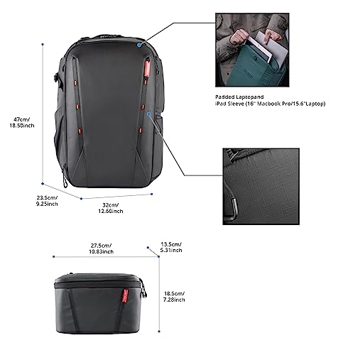 PGYTECH OneMo 2 25L-33L Camera Backpack Kit