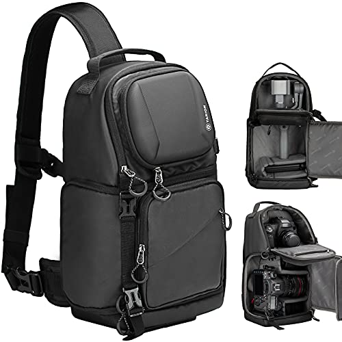 TARION Waterproof DSLR Sling Backpack with Tripod Holder