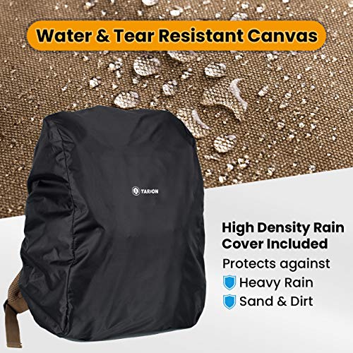 TARION Canvas Camera Backpack for Men & Women