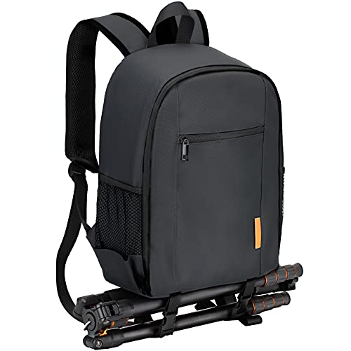 TARION Small Camera Backpack with Waterproof Rain Cover