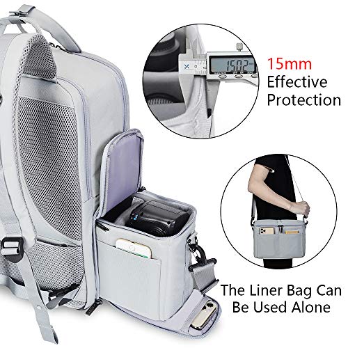 CADeN Camera Backpack for Sony Canon Nikon with Laptop Compartment