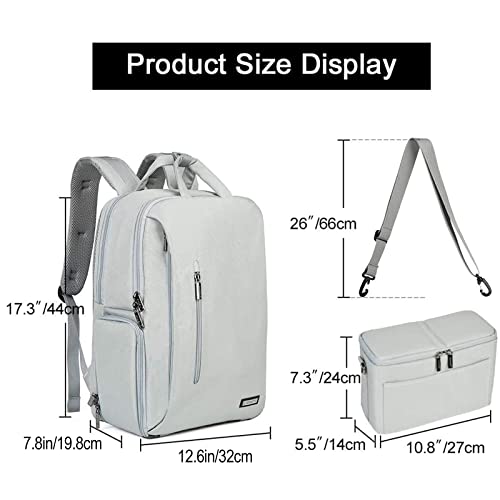 CADeN Camera Backpack for Sony Canon Nikon with Laptop Compartment