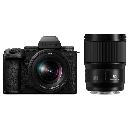 Panasonic LUMIX S5IIX Mirrorless Camera Bundle with Lenses