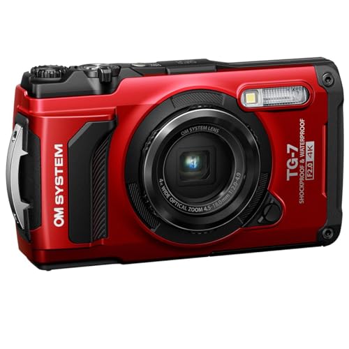 OM SYSTEM TG-7 Digital Camera - Red