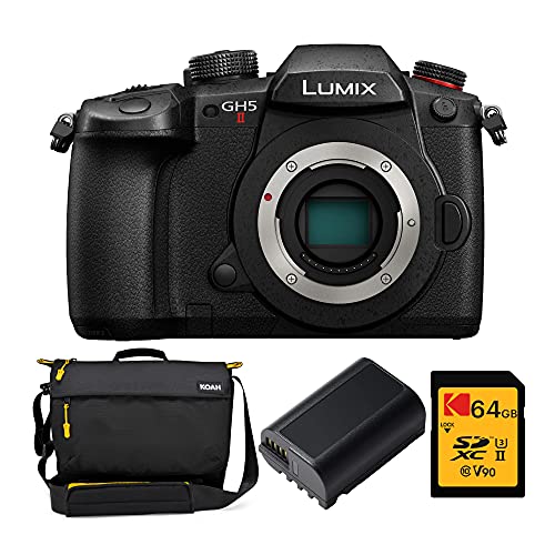 Panasonic LUMIX GH5 II Mirrorless Camera Bundle with Extra Battery and Accessories