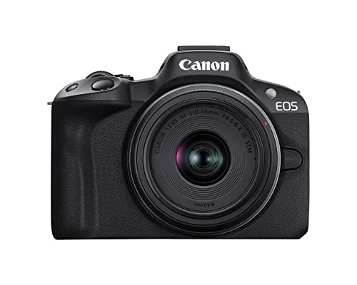 Canon EOS R50 Mirrorless Vlogging Camera with RF-S18-45mm Lens