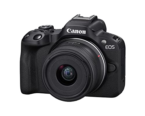 Canon EOS R50 Mirrorless Vlogging Camera with RF-S18-45mm Lens