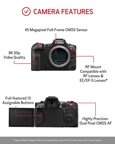Canon EOS R5 C Hybrid Mirrorless Digital Camera