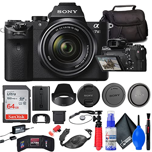 Sony a7 II Mirrorless Camera with 28-70mm Lens Bundle