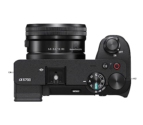Sony Alpha 6700 APS-C Camera with 24.1 MP Sensor