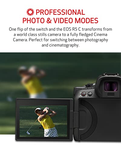 Canon EOS R5 C Hybrid Mirrorless Digital Camera