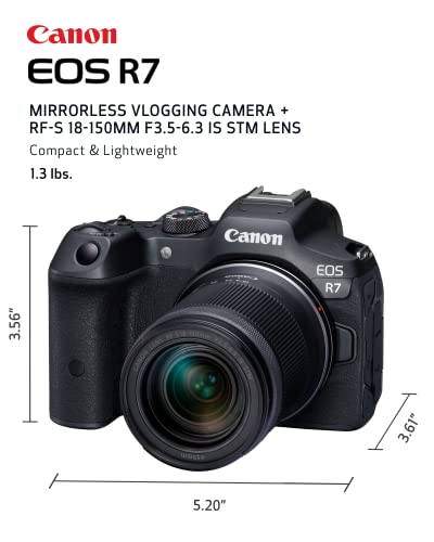 Canon EOS R7 Mirrorless Vlogging Camera with Lens Kit