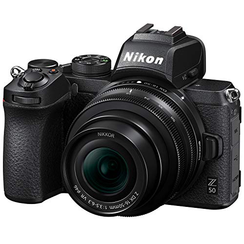 Nikon Z50 Mirrorless Camera Body 2 Lens Kit Bundle