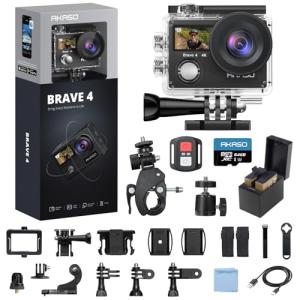 AKASO Brave 4 4K Action Camera Bundle