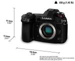 Panasonic LUMIX G9 4K Mirrorless Camera, 20.3 Megapixel