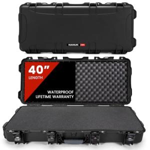 Nanuk 985 Waterproof Hard Case with Wheels, Foam - Black
