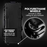 Nanuk 985 Waterproof Hard Case with Wheels, Foam - Black