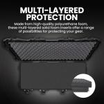 Nanuk 985 Waterproof Hard Case with Wheels, Foam - Black