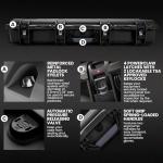 Nanuk 985 Waterproof Hard Case with Wheels, Foam - Black