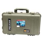 Pelican 1510 Case with Padded Dividers, Olive Green