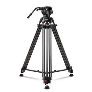RAUBAY Professional Video Camera Tripod with Fluid Head