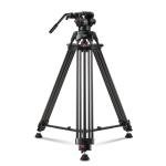 RAUBAY Professional Video Camera Tripod with Fluid Head