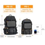 TARION Pro Camera Backpack with Laptop Compartment, Raincover