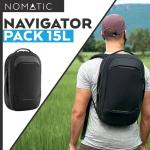NOMATIC Navigator 15L Backpack with Built-In Expansion