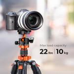 K&F Concept 62" DSLR Tripod, Aluminum Detachable Monopod