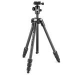 Manfrotto Bluetooth Carbon Fiber Traveler Tripod, Black