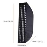 Godox Bowens Mount Strip Softbox Set for Studio Portrait