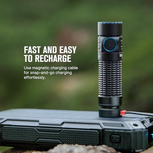 OLIGHT Warrior Nano Tactical Flashlight, 1200 Lumens (Black)