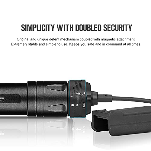 OLIGHT Odin 2000 Lumens Rechargeable Tactical Flashlight, Remote Switch