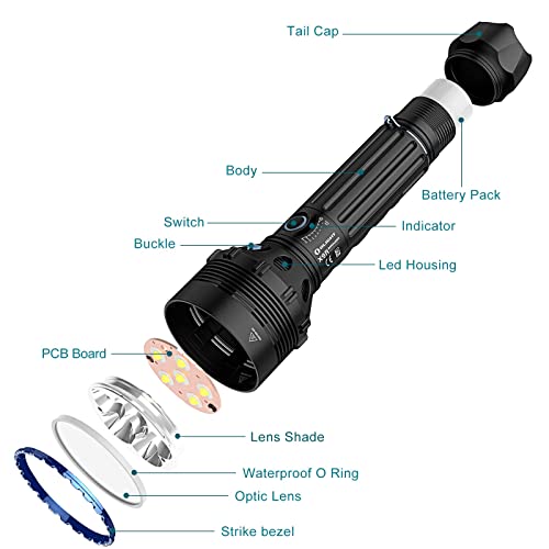 OLIGHT X9R Marauder 25000 Lumen Super Bright Flashlight