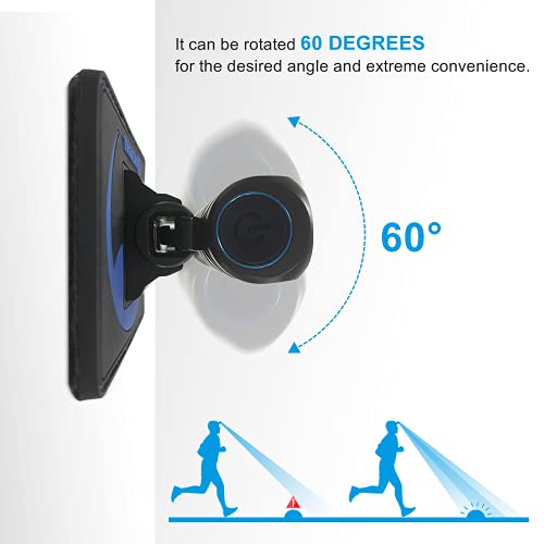 OLIGHT Perun Mini LED Headlamp 1000 Lumens Rechargeable, Right Angle Flashlight with Headband, EDC Handheld Flashlight for Camping, Running, Outdoor, Power Outage, Night Fishing, and Riding