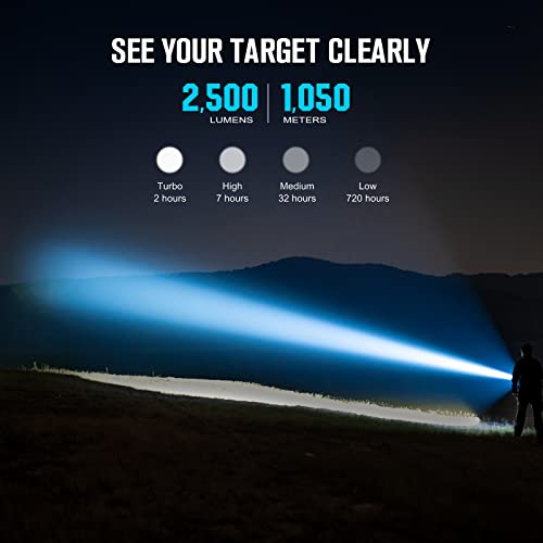 OLIGHT Javelot Pro 2 Tactical Flashlight - 2500 Lumens