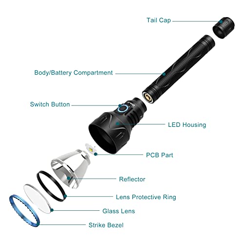 OLIGHT Javelot Pro 2 Tactical Flashlight - 2500 Lumens