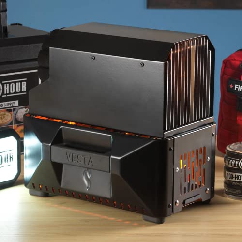 VESTA Camping Heater & Stove: Self-Powered Compact Solution
