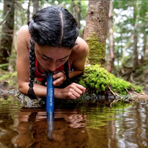 4 Pack LifeStraw Personal Water Filter - Blue