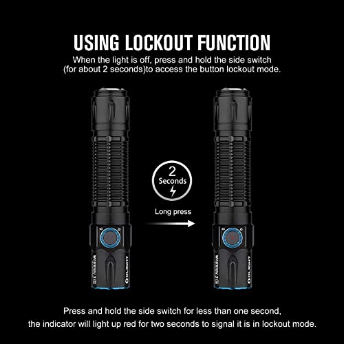 OLIGHT Warrior 3S 2300 Lumens Rechargeable Tactical Flashlight